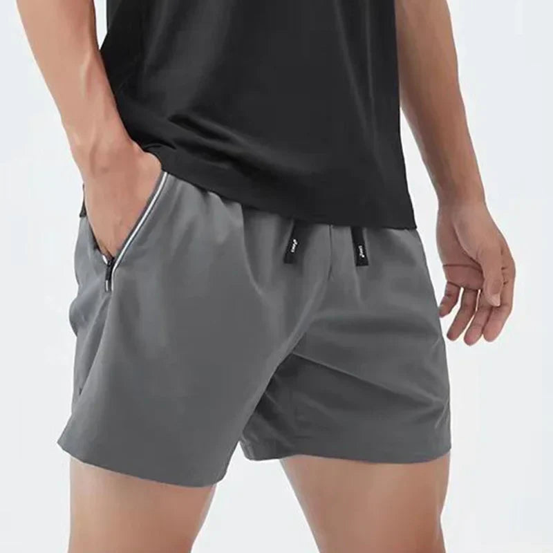 Herre Fitness Marathon Løbeshorts med Lommer - Berto