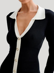Strik Bandage Mini Sommerkjole - Virina