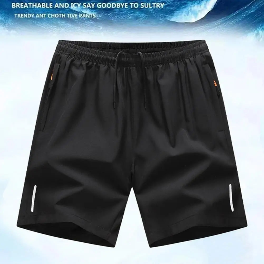 Åndbare, Hurtigtørrende Sommershorts med Elastisk Linning og Lommer - Erlando