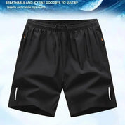 Åndbare, Hurtigtørrende Sommershorts med Elastisk Linning og Lommer - Erlando