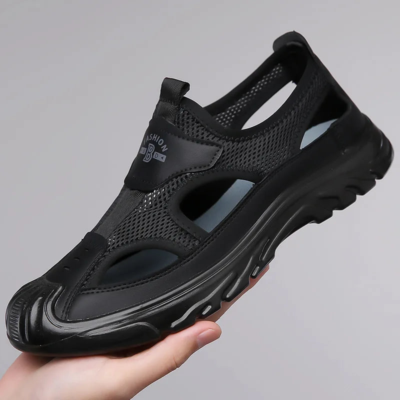 Mesh glide på sandaler til mænd - Sommer - Luckano