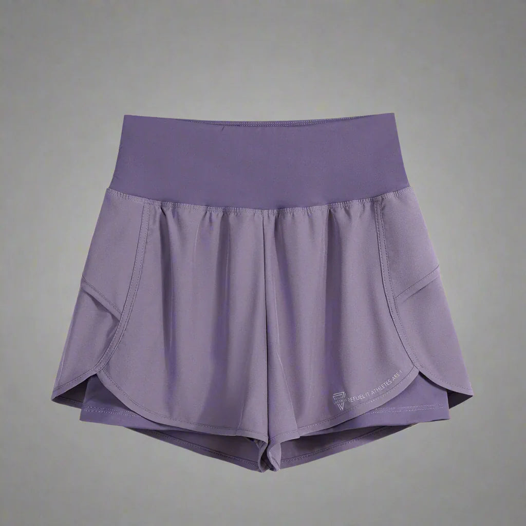 Yogashorts til Kvinder med Lommer - 2-i-1 Funktion - Hillary