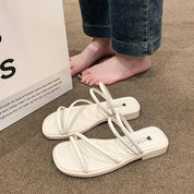 Kvinders Sandaler med Firkantet Hæl med Spænde - Tithi