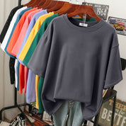 Bomuld basic plus-størrelse T-shirt til kvinder - Annika