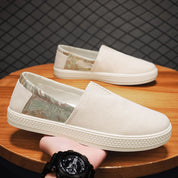Letvægts Loafers i Canvas til Mænd til Forår og Sommer - Kiranno