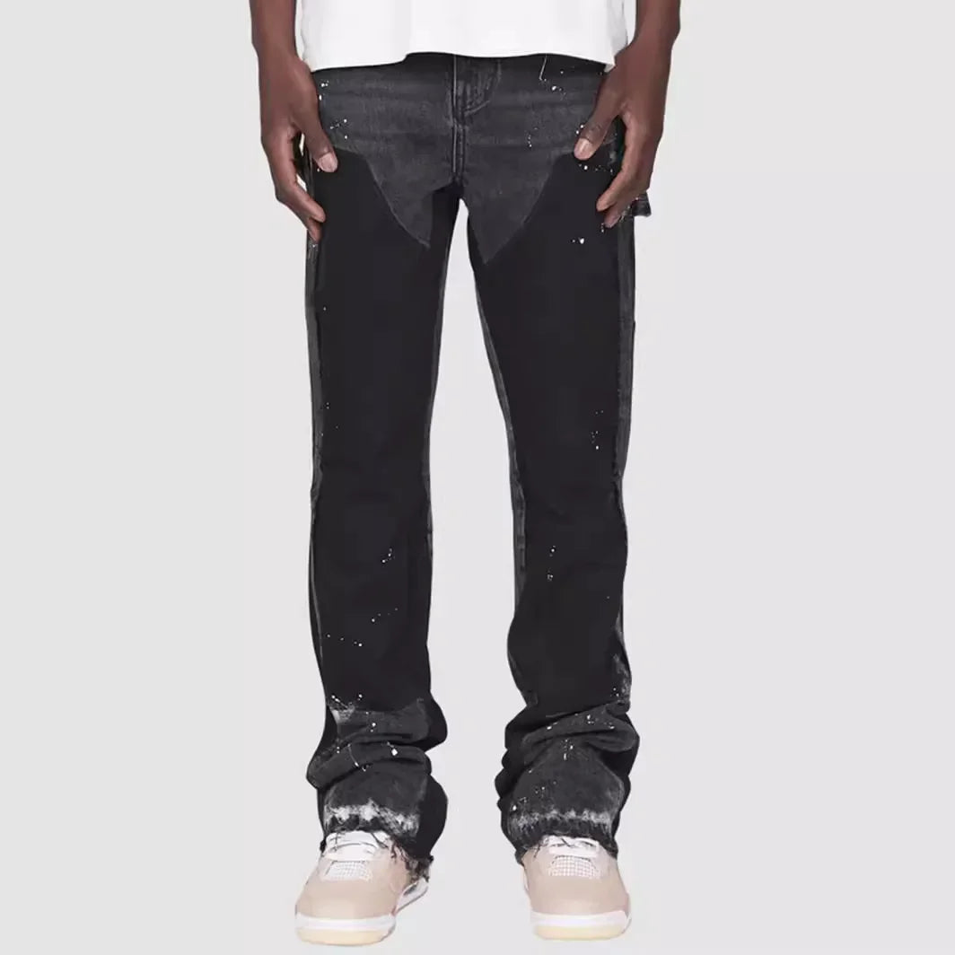 Layered Flared Jeans til Mænd - Crole