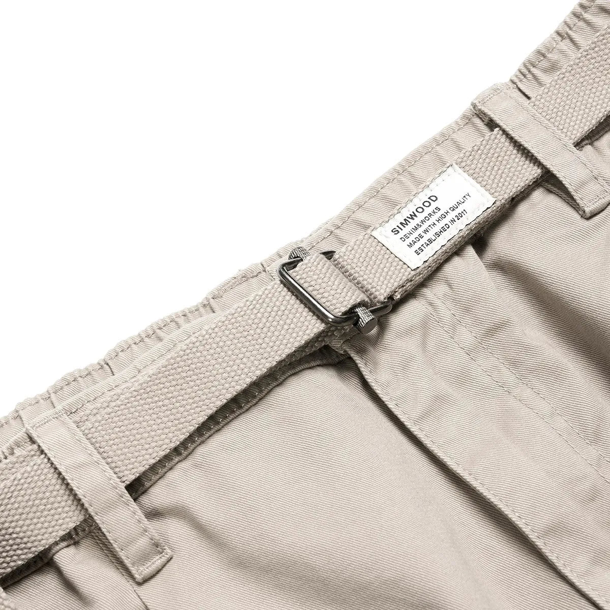 Mænds ren Bomuld Løse Tilspidsede Cargobukser | Streetwear Stil - Kenni