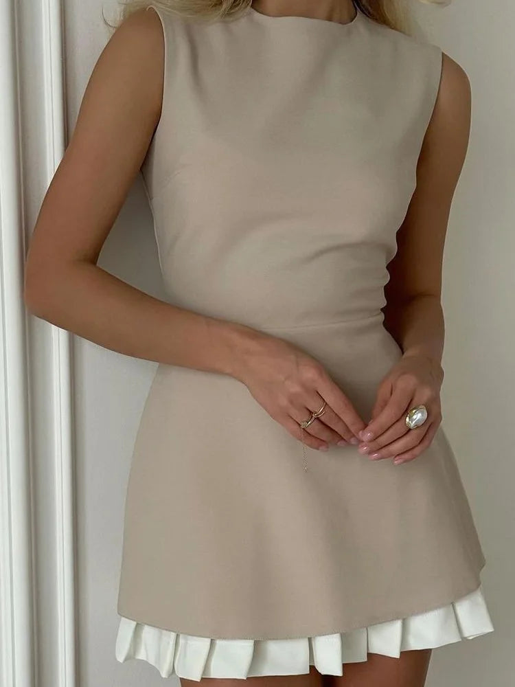 Høj Talje High Street Mini Kjole – Business Casual & Trendy Look - Sezina