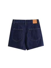 Denim top og mini nederdel - todelt sæt - Urema