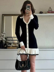 Strik Bandage Mini Sommerkjole - Virina