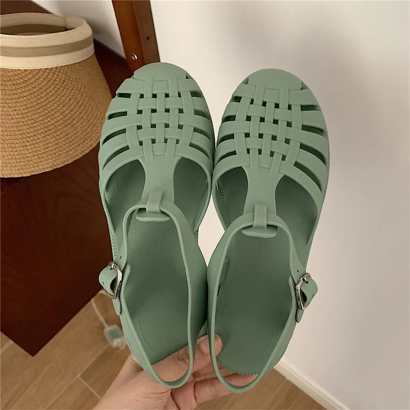 Platform Strandsandaler i Koreansk Stil - Kassidi
