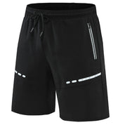 Træningsshorts til Mænd med Lynlåslommer | Slim Pasform Fitness Løbe- og Sommershorts - Evaldo