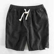 Åndbare Strandshorts i Hør i Slikfarver til Mænd - Matny