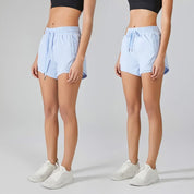 2-i-1 Løbeshorts til Kvinder, Yoga og Fitness - Sitha
