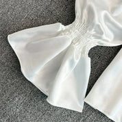 Kvinder Vintage Satin Bluse | Formel & Business Mode - Josinet