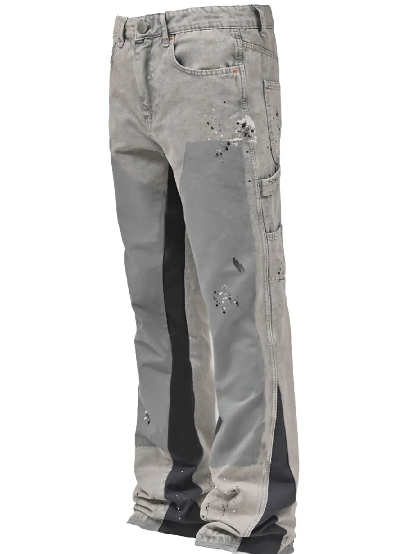 Vintage bukser herre denim jeans patched - Karl