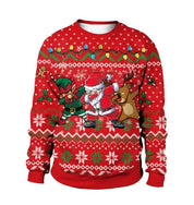 Julemanden og nisser julesweater til mænd og kvinder - Johanne