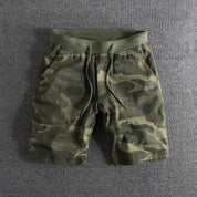 Camo elastiske talje sommershorts til mænd - Miru
