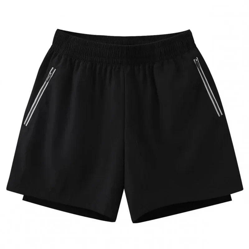 Herre Fitness Marathon Løbeshorts med Lommer - Berto
