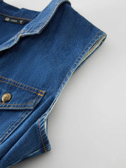 Denimkjole til Kvinder – Ærmeløs og Trendy - Zareen