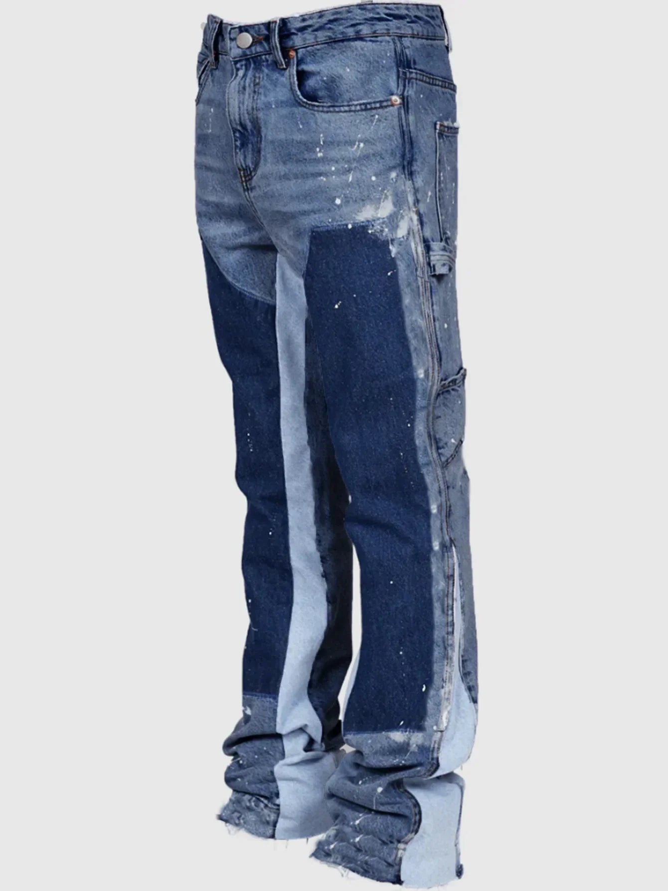 Layered Flared Jeans til Mænd - Crole