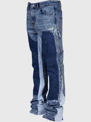 Layered Flared Jeans til Mænd - Crole