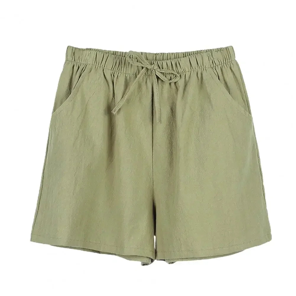Højtaljet Bomuldshør Sportsshorts | Sommer | Forår - Javina