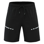 Træningsshorts til Mænd med Lynlåslommer | Slim Pasform Fitness Løbe- og Sommershorts - Evaldo