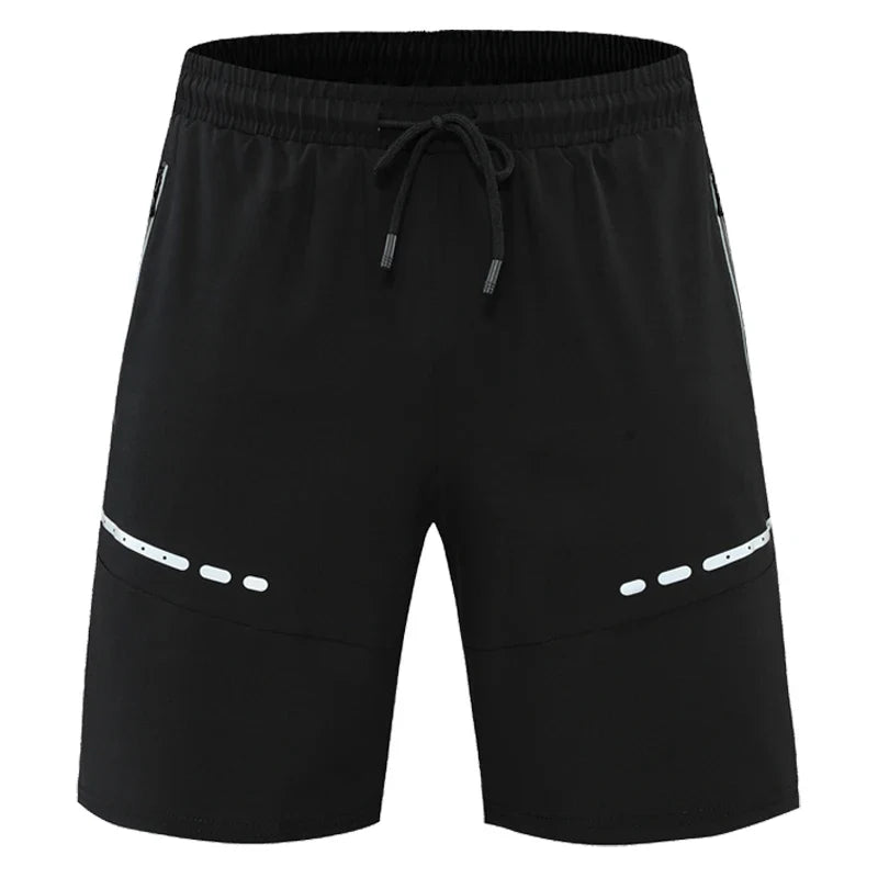 Træningsshorts til Mænd med Lynlåslommer | Slim Pasform Fitness Løbe- og Sommershorts - Evaldo