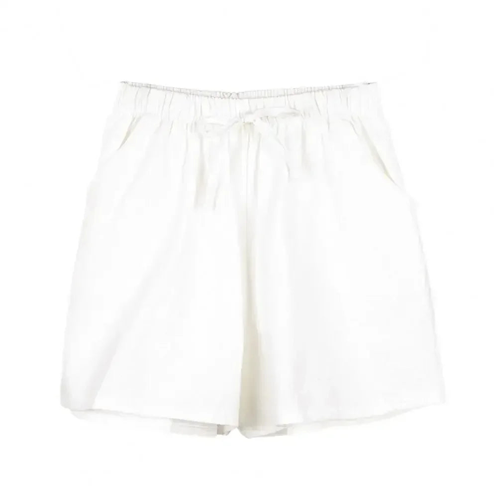 Højtaljet Bomuldshør Sportsshorts | Sommer | Forår - Javina
