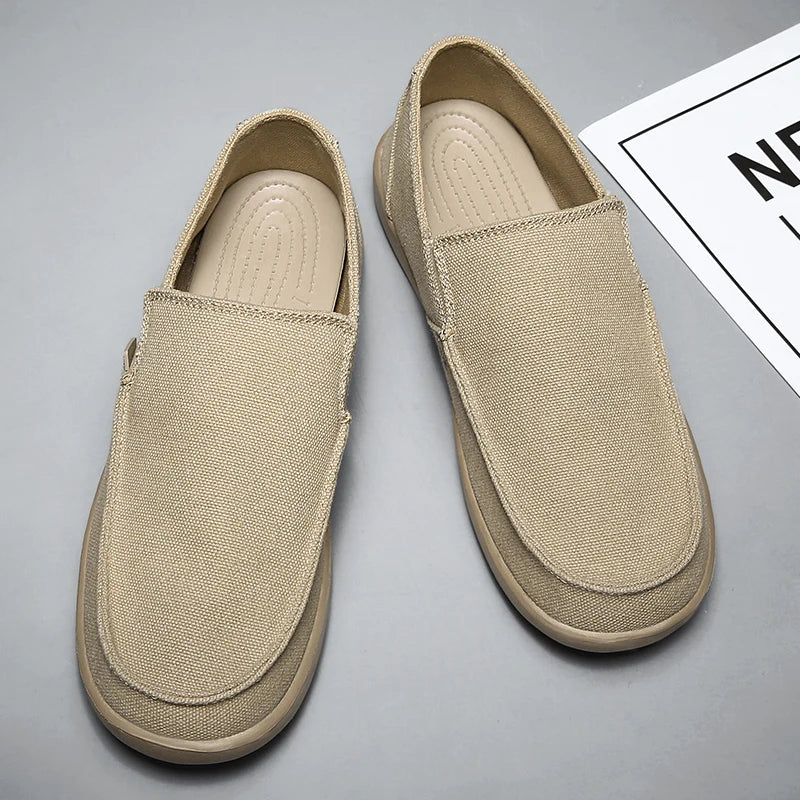 Åndbare Herrelærredssneakers til Forår og Sommer - Shoon