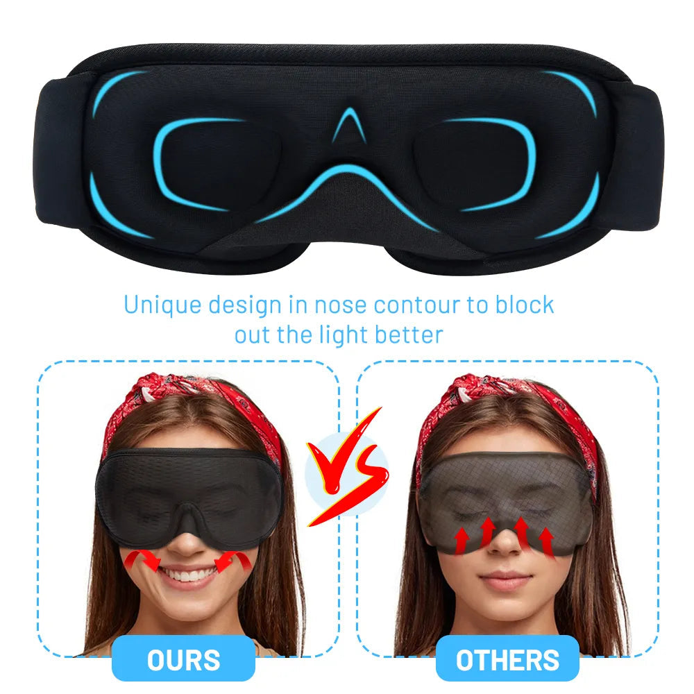Sleeppro | UltraComfort 3D-søvnmaske: Perfekt mørke