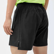 Herre Fitness Marathon Løbeshorts med Lommer - Berto