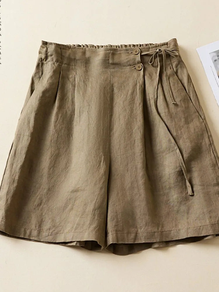 Casual Shorts i Bomuldshør til Kvinder - Eana