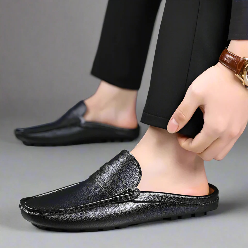 Åndbare Loafers i Læder til Mænd | Forårskollektion - Dervez