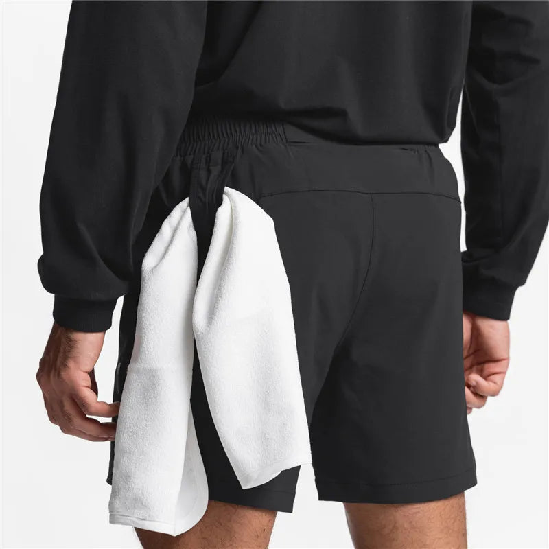 Hurtigtørrende Sportsshorts til Mænd med Lommer | Ideel til Løb, Basketball og Fitness - Elmar