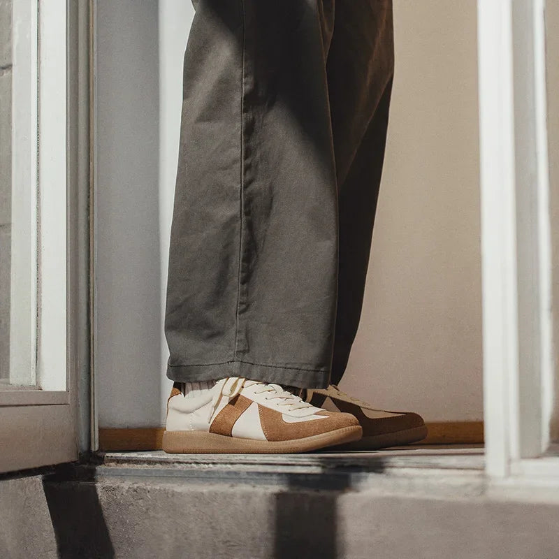 Årgang Inspirerede Lav Top Sneakers til Mænd - Thorni
