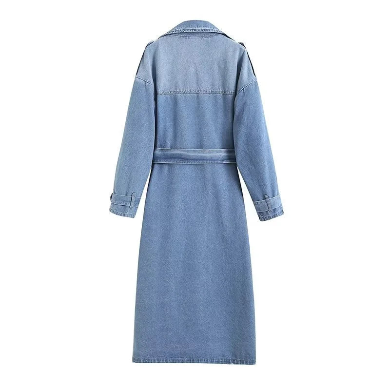 Denim trenchcoat - Astride