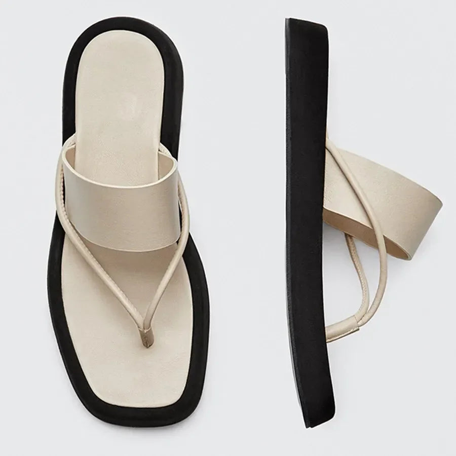 Strandflipflops med Tyk Sål til Kvinder - Mariani