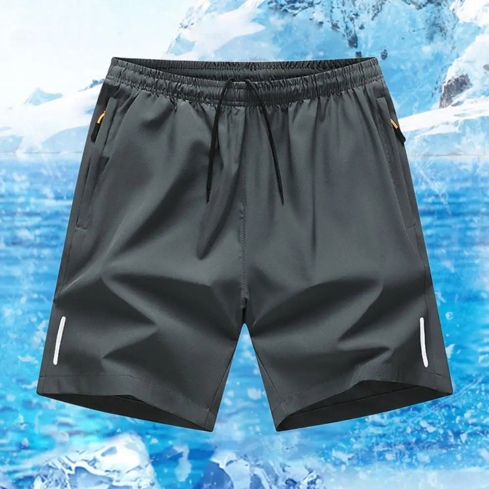 Åndbare, Hurtigtørrende Sommershorts med Elastisk Linning og Lommer - Erlando
