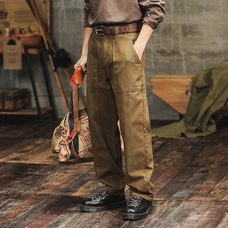 Klassiske årgang Cargobukser til Mænd | Y2K Streetwear Stil - Oxxor