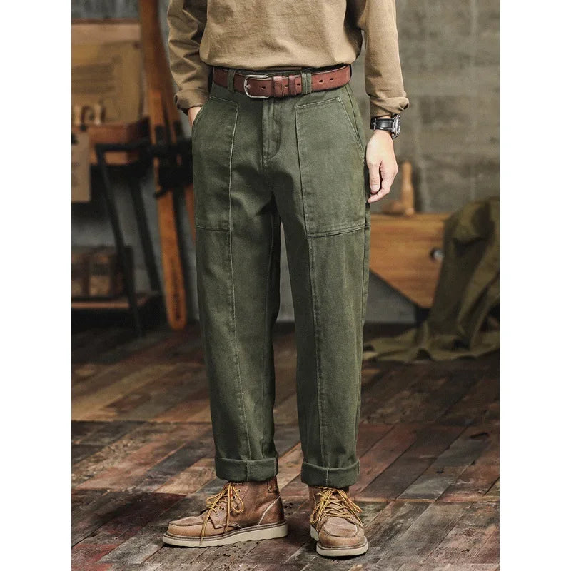 Klassiske årgang Cargobukser til Mænd | Y2K Streetwear Stil - Oxxor