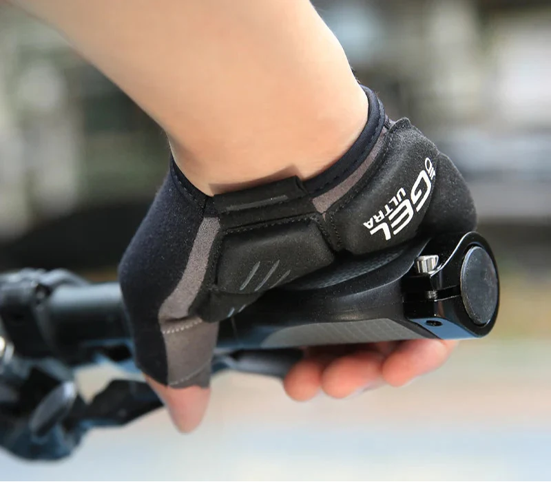 Åndbare MTB Landevejscykelhandsker med Gel Polstring - Breddi
