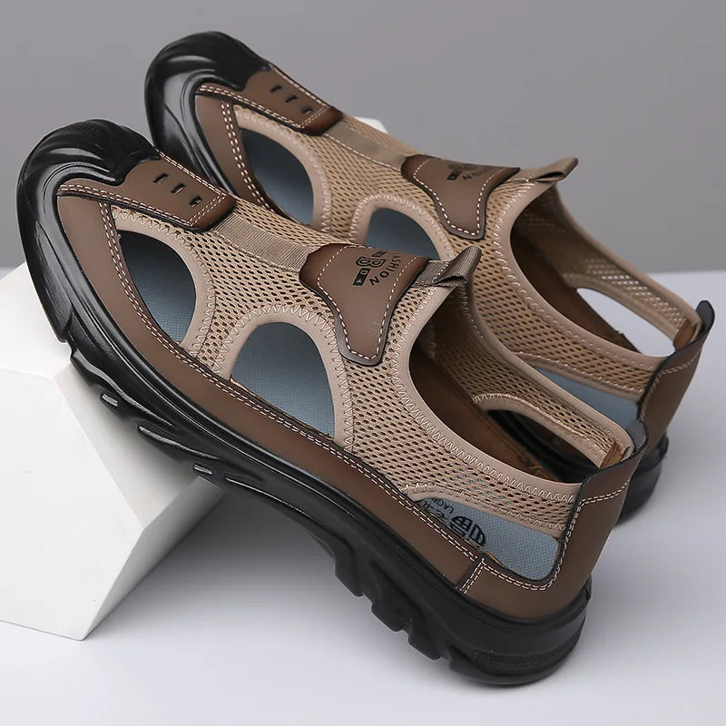 Mesh glide på sandaler til mænd - Sommer - Luckano