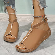 Peep Toe Sandaler Sommersandaler - Meliana