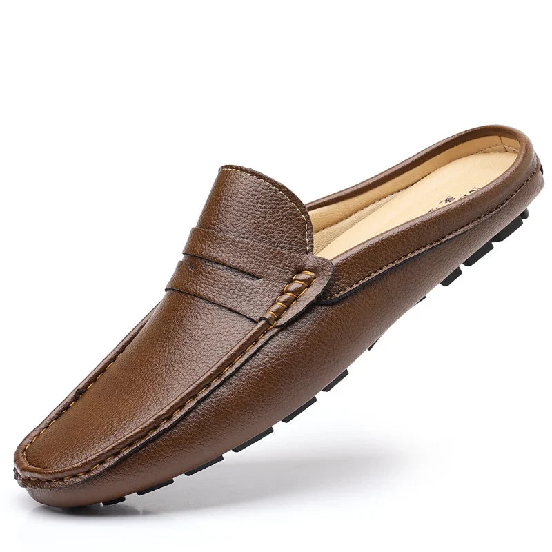 Åndbare Loafers i Læder til Mænd | Forårskollektion - Dervez