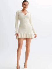 Strik Bandage Mini Sommerkjole - Virina