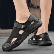 Slip på Mesh-sandaler til mænd - Hevirno