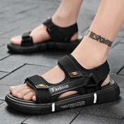 Åben tå Justerbare sandaler med rem til mænd - Uldren