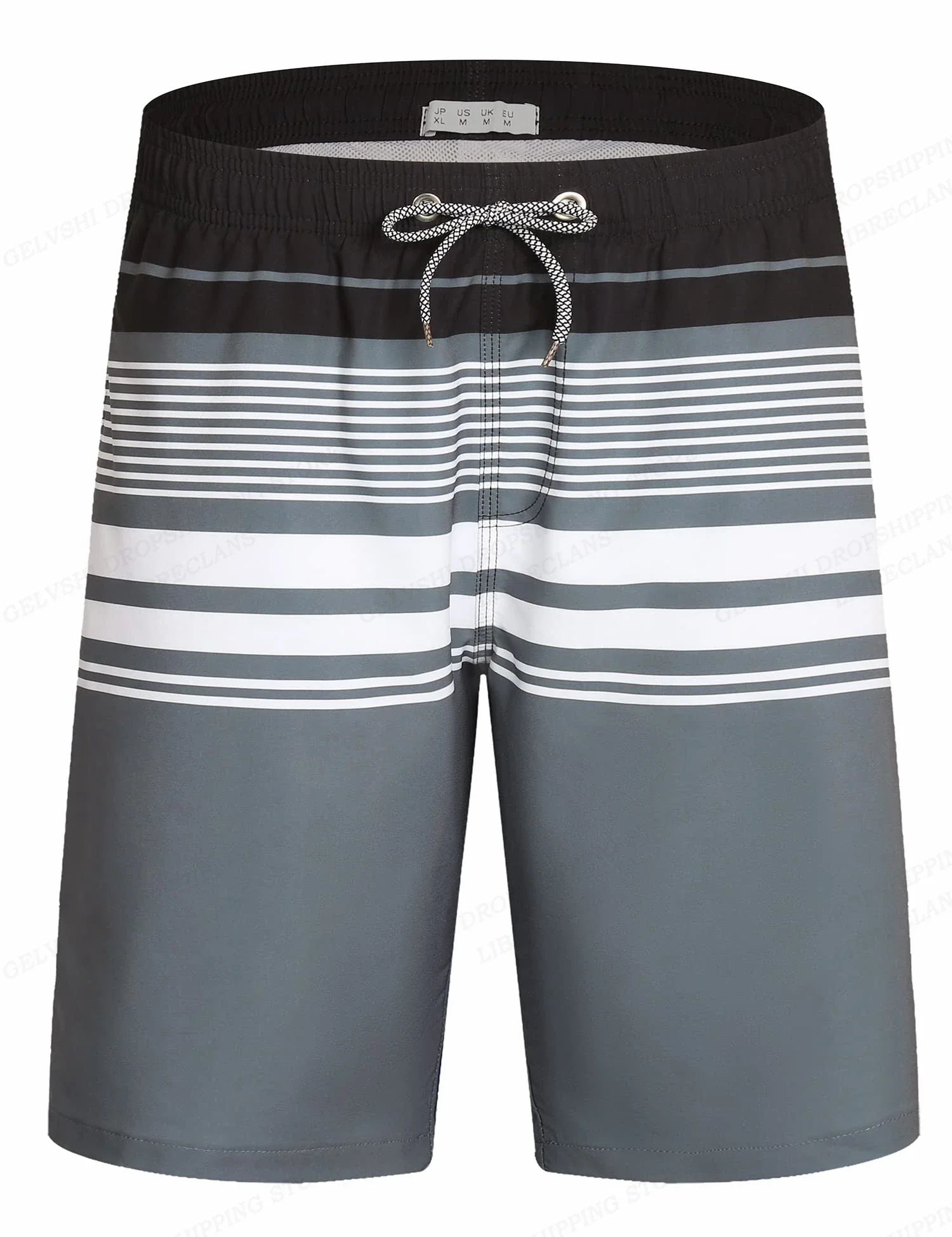 Stribe Boardshorts til mænd - Strandtøj - Thinzo